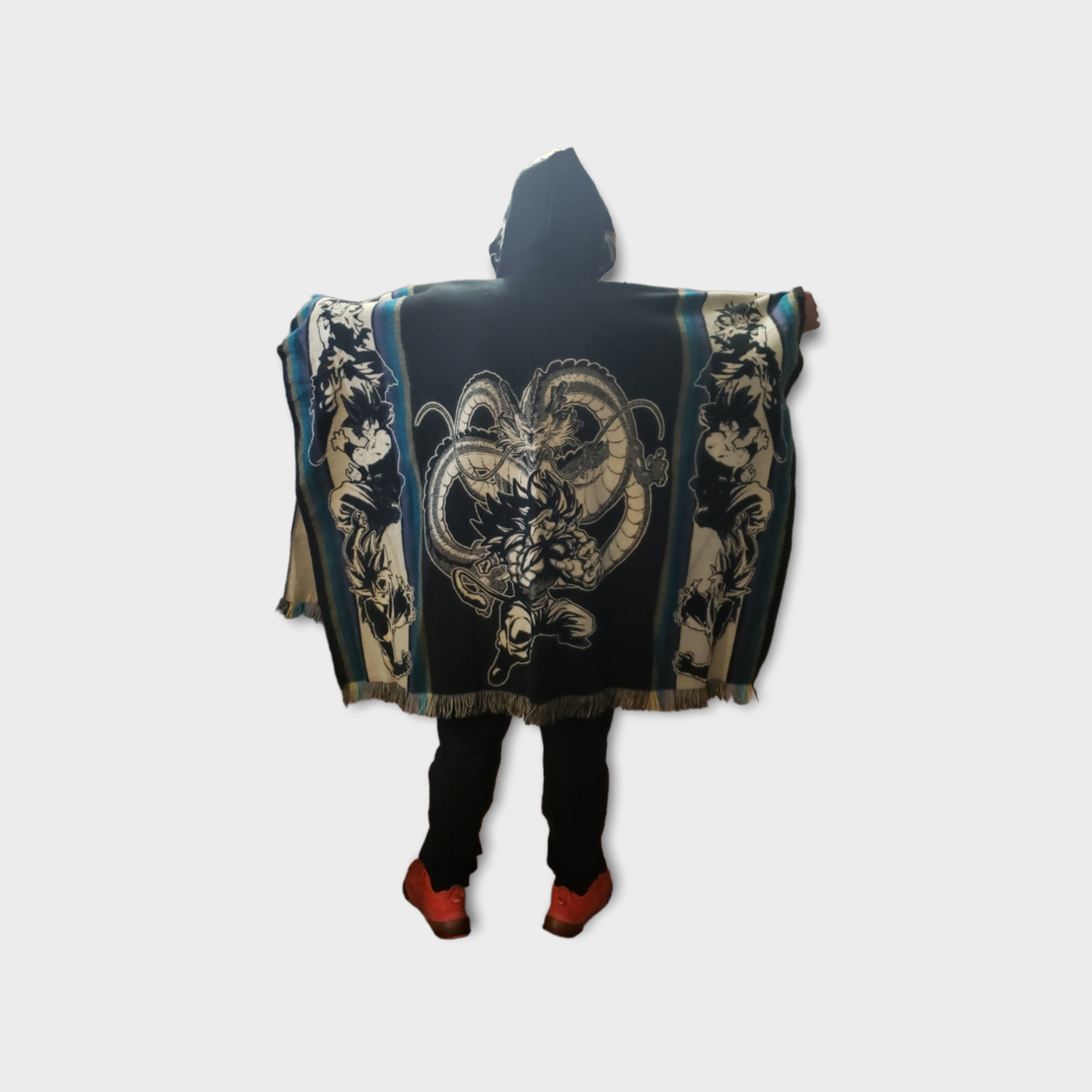 DBZ SS4 Son Goku Knit Poncho