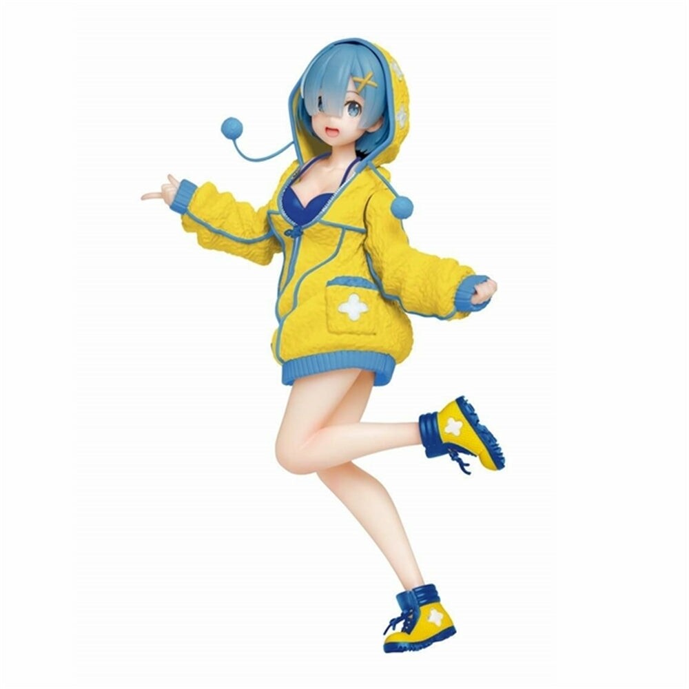 Re:Zero Rem Mokomoko Zip up Hoodie Rem Renewal Precious Figure