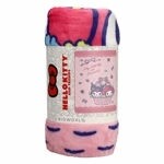 Kuromi &amp; My Melody Fleece Throw Blanket