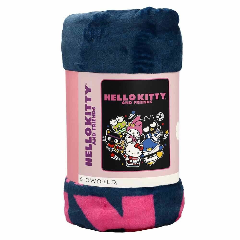 Hello Kitty &amp; Friends Sports Fleece Throw Blanket