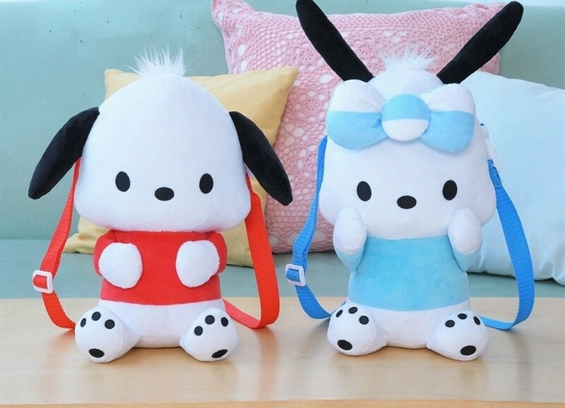 Sanrio Pochacco [PM] Plush Pochette Crossbody Bag Japan Version