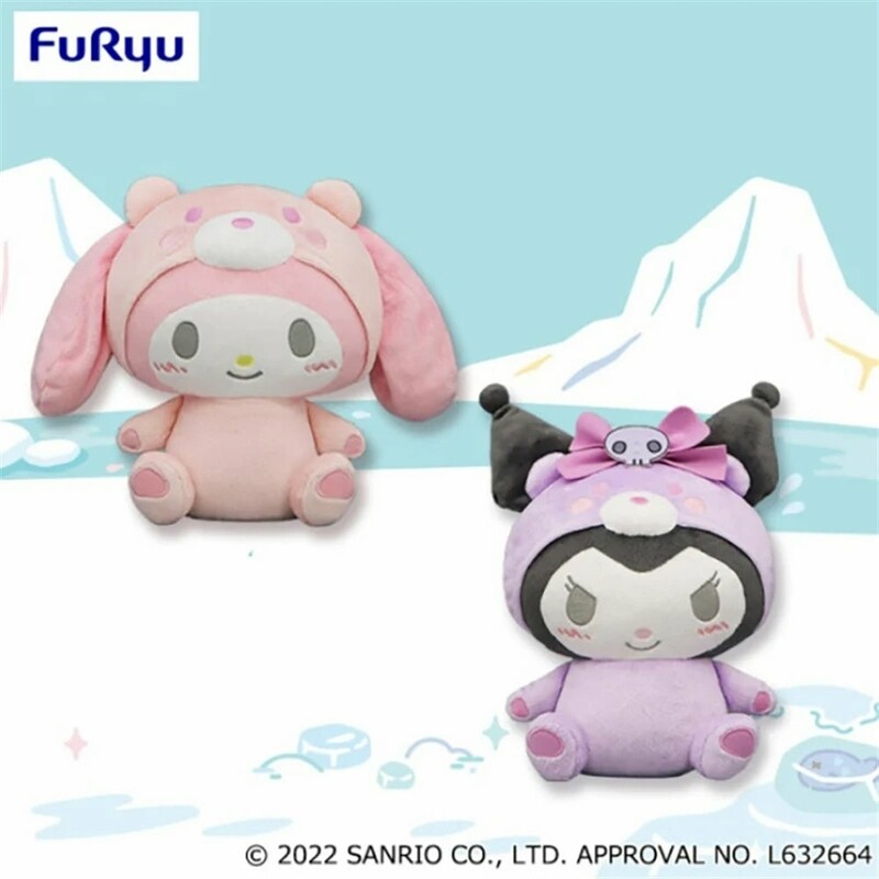 Sanrio My Melody &amp; Kuromi Ice Friends Plush Set Japan Version