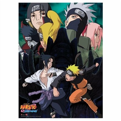 Naruto Shippuden Naruto Sasuke Fight Scroll