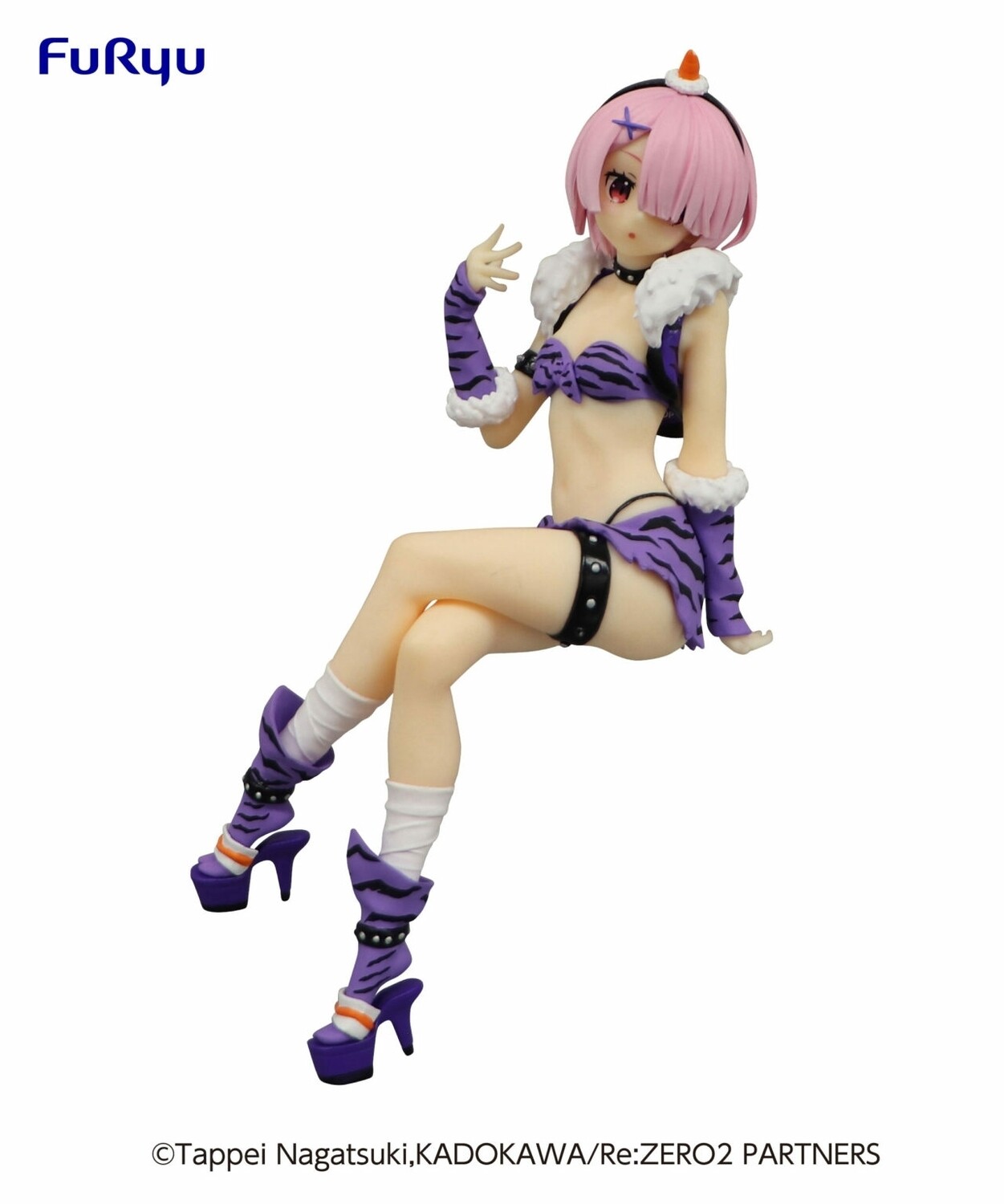 Re:Zero Starting Life in Another World Noodle Stopper Figure Ram Demon costume Another Color ver