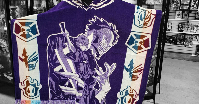Bleach Knit Poncho