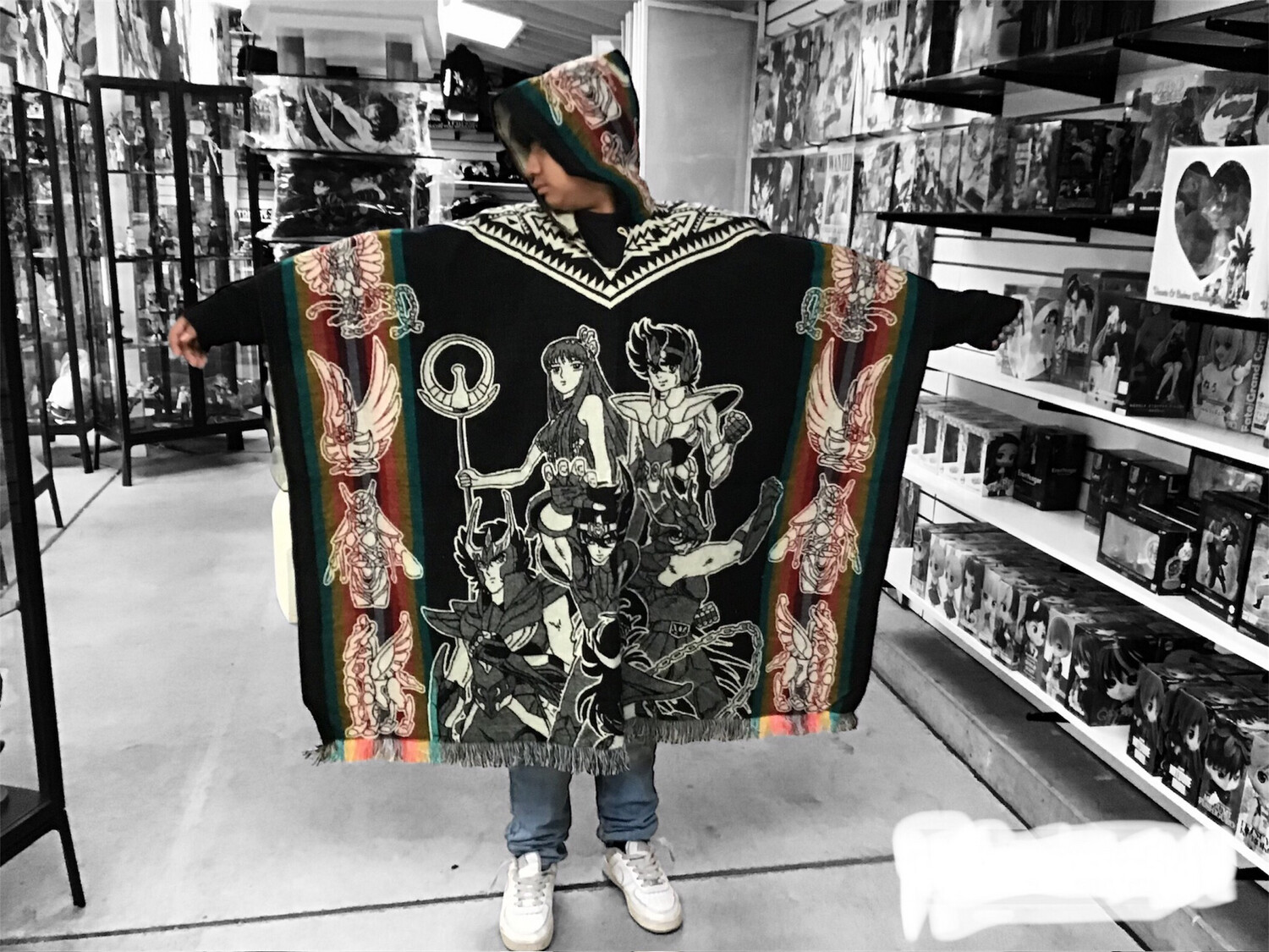 Saint Seiya Knit Poncho