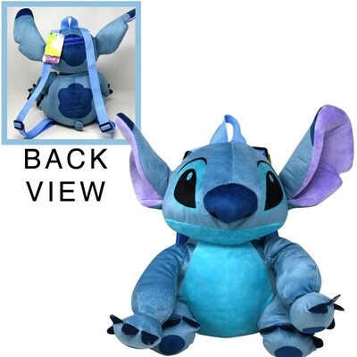 Disney Stitch Full Body Plush Backpack Sitting Pose