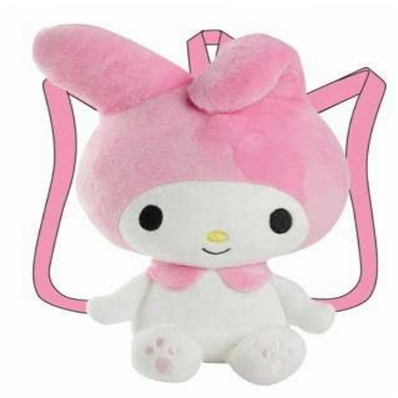 My Melody Pink Sitting Pose Plush Backpack