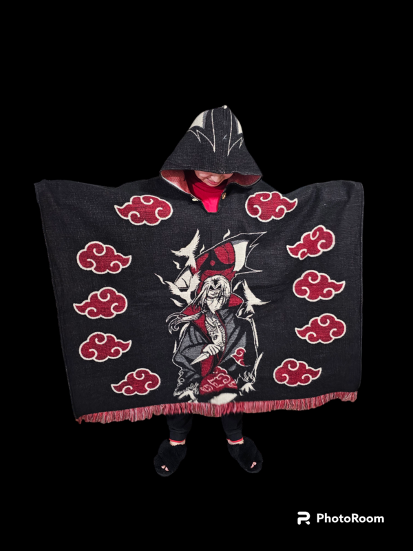 Itachi Akatsuki  Knit Poncho