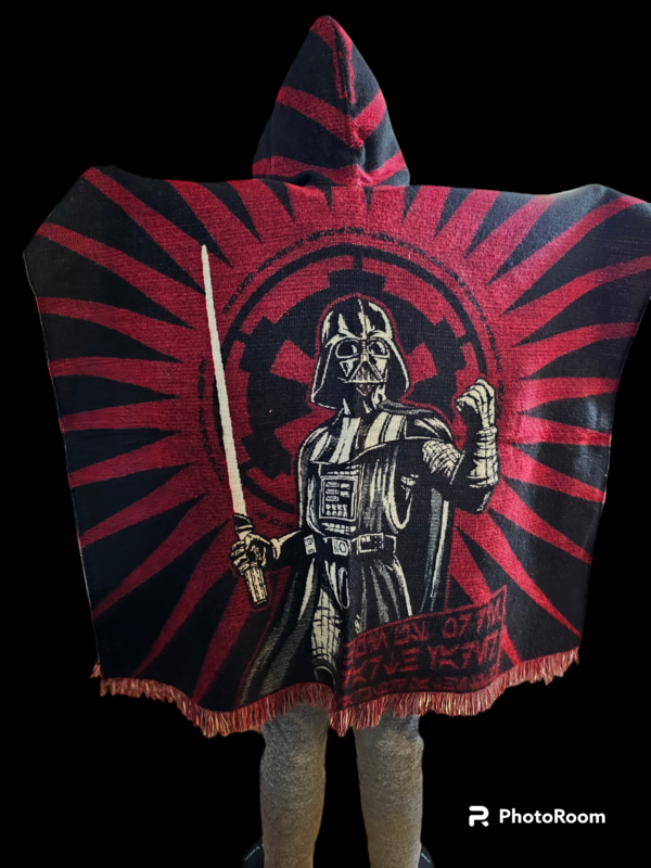 Star Wars Darth Vader knit Poncho