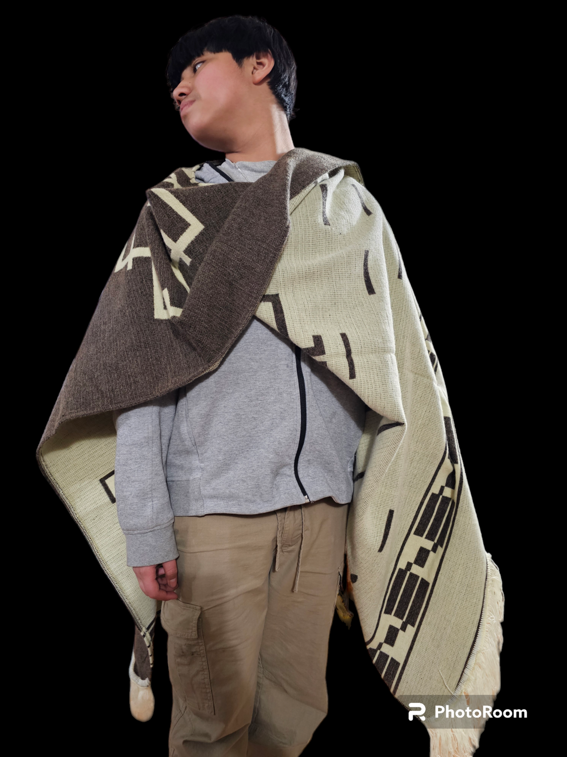 Clint Eastwood Knit Poncho