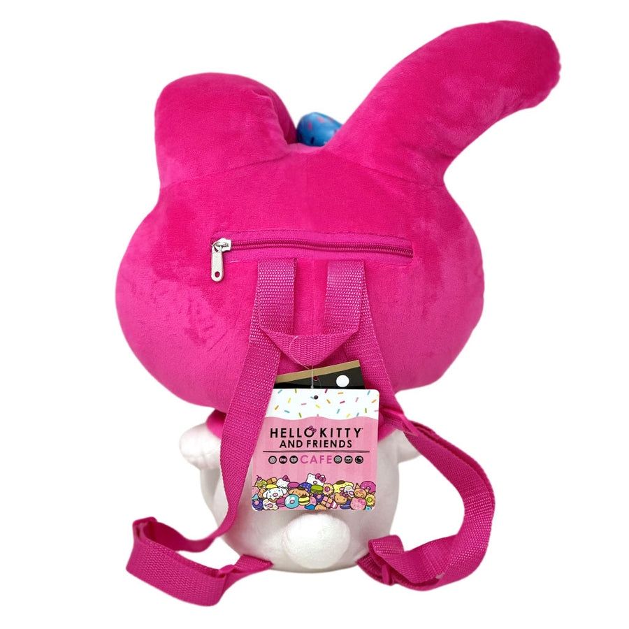 My Melody Sitting Pose Hello Kitty &amp; Friends Cafe Plush Backpack