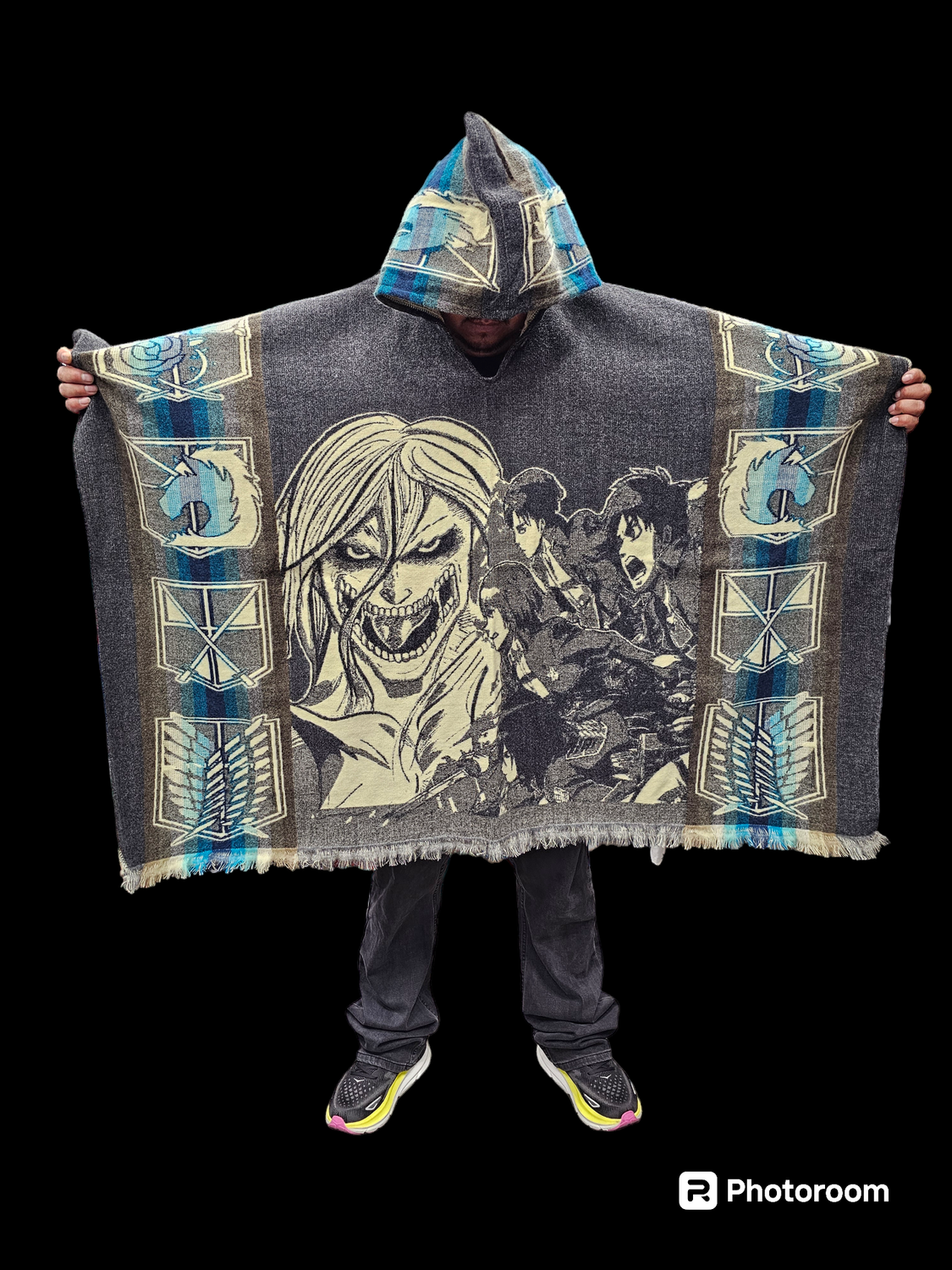 Attack on Titan Knit Poncho