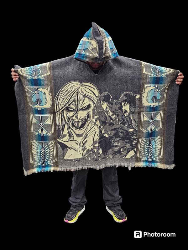 Attack on Titan Knit Poncho