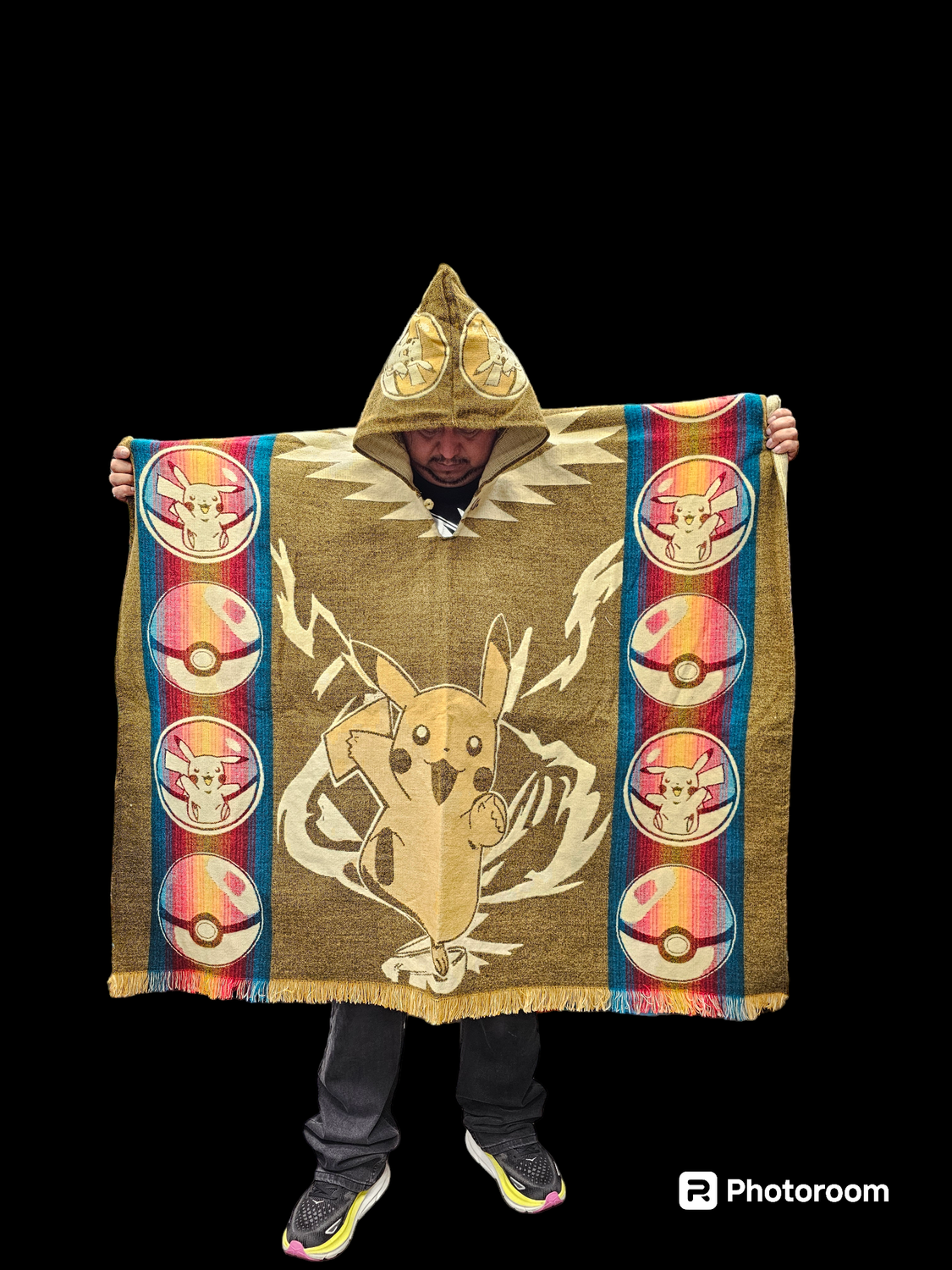 Pokemon Pikachu Knit Poncho