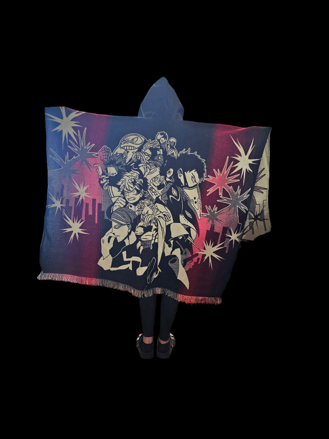 My Hero Academia Knit Poncho