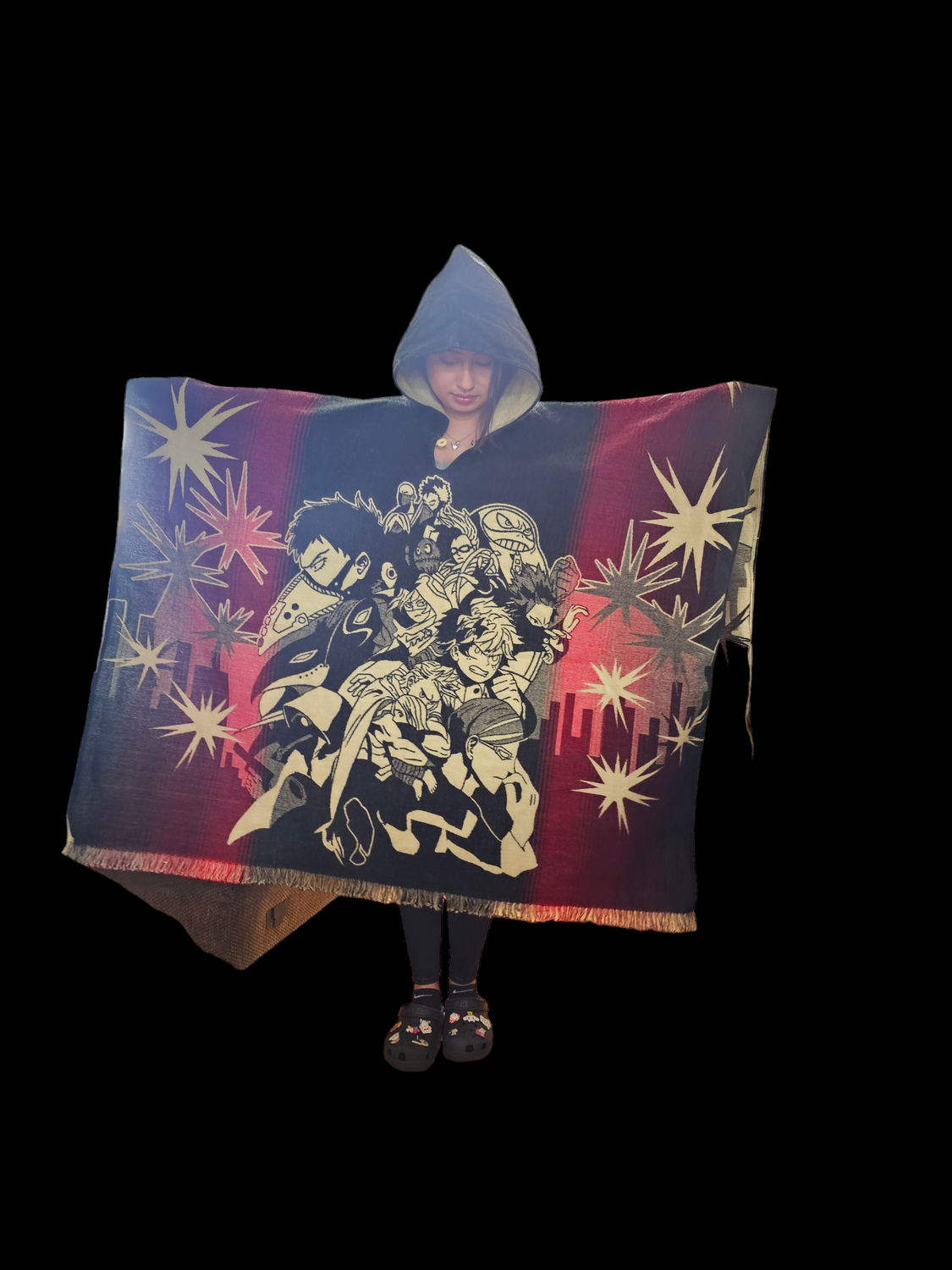My Hero Academia Knit Poncho