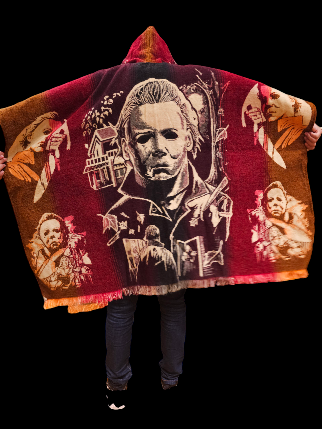 Michael Mayers Halloween Knit Poncho