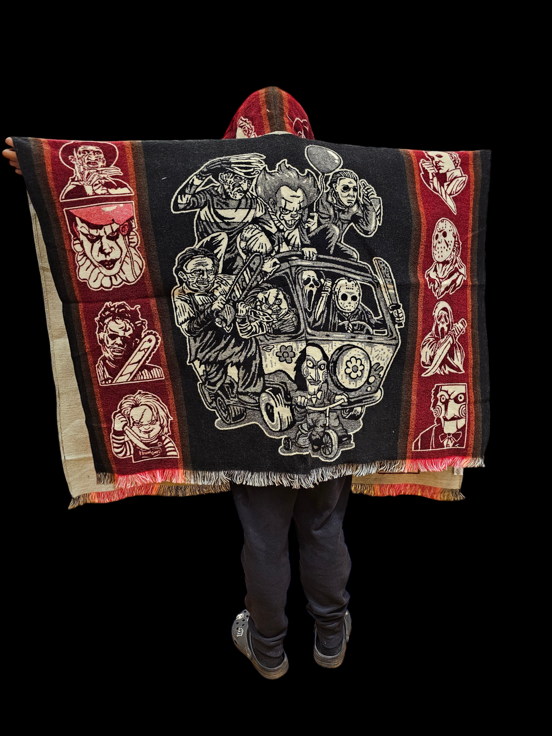 The Groovie Slashers Ride Knit Poncho