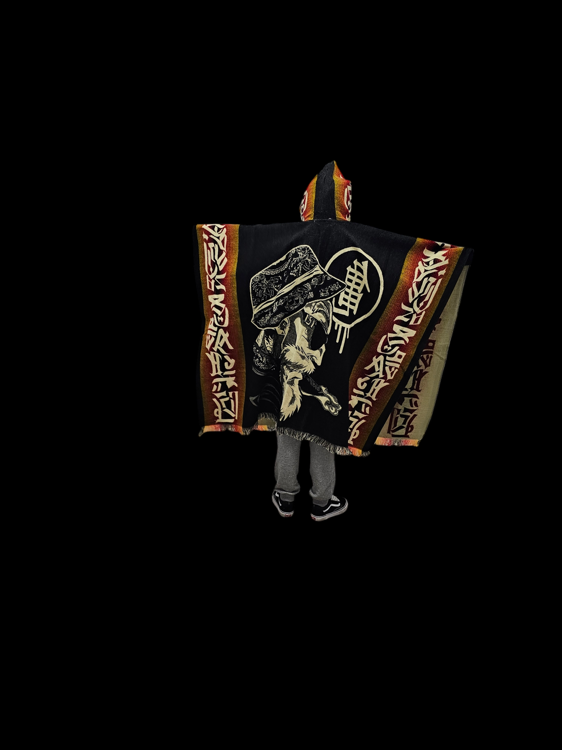 DBZ Gangster Roshi Knit Poncho