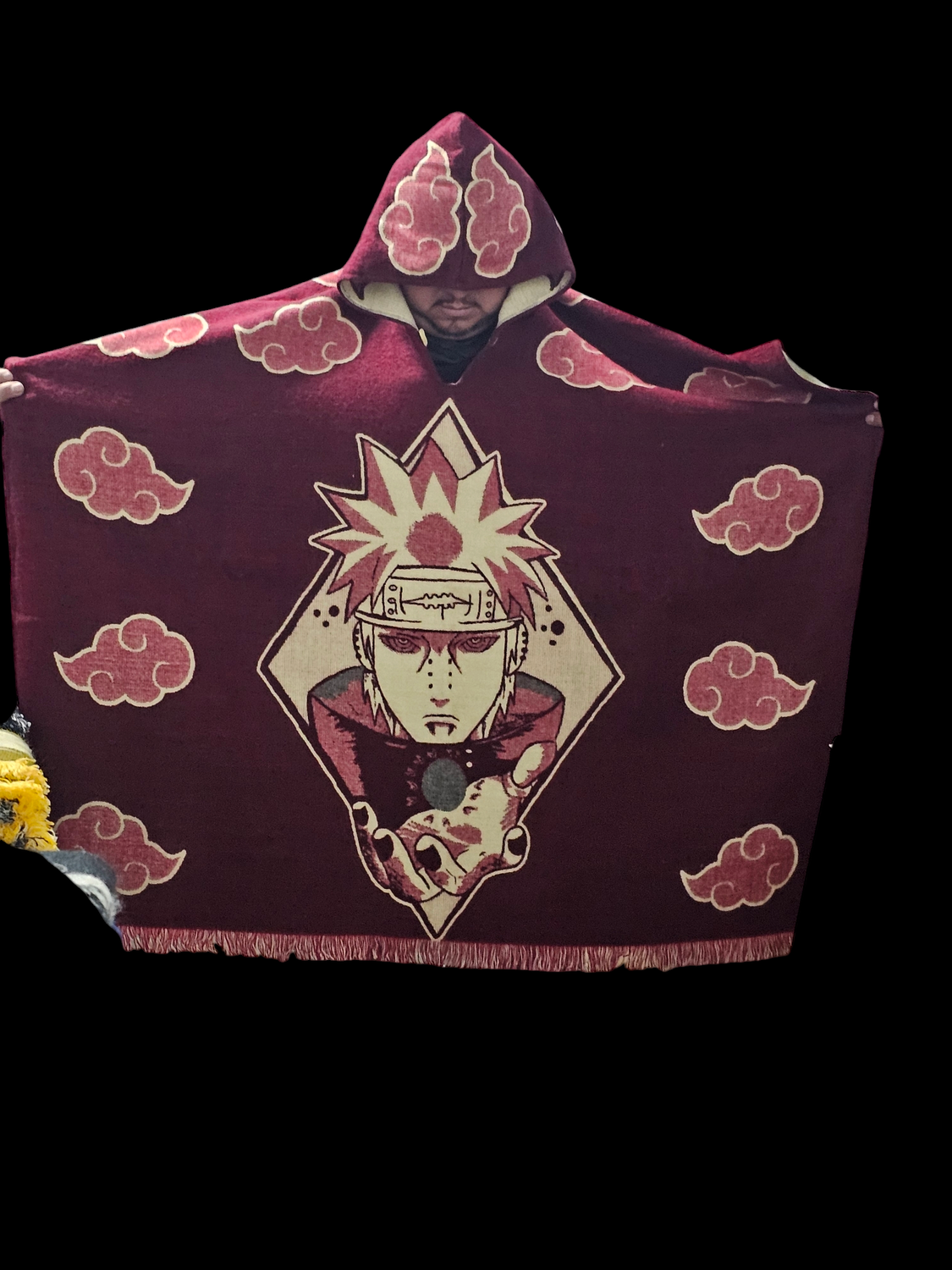 Pein Akatsuki Face Knit Poncho