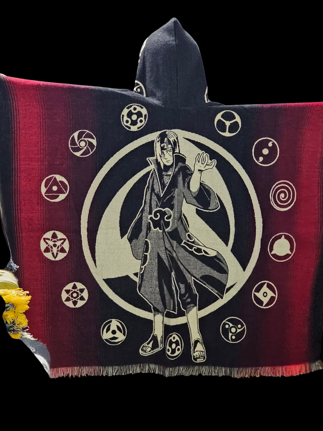 Itachi Sharingan Knit Poncho