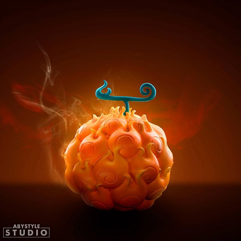 One Piece Ace&#39;s Devil Fruit Mera Mera No Mi  Flame Flame Fruit Replica