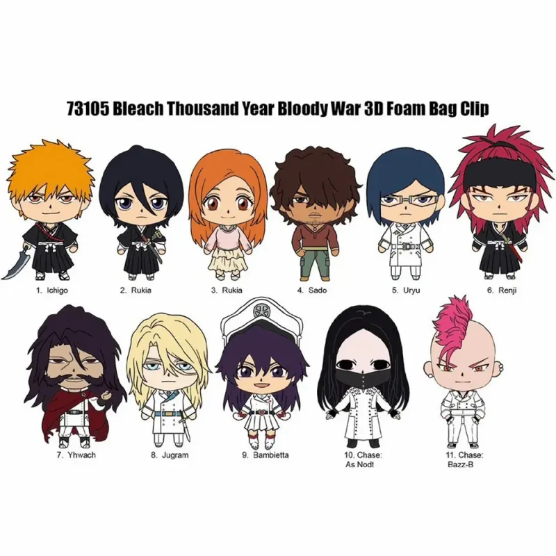 BLEACH Thousand Year Blood War Figural Bag Clip