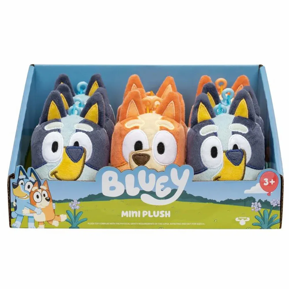 Bluey Bingo Mini Clip-On Plush