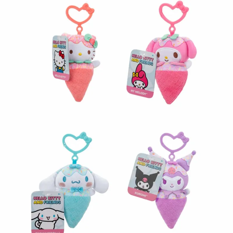 Hello Kitty and Friends Clip-On Plush