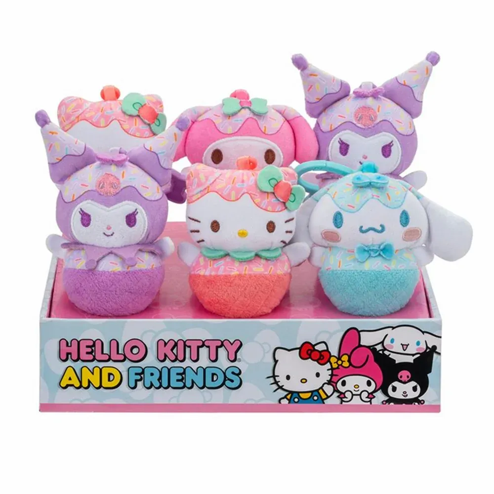 Hello Kitty and Friends Clip-On Plush
