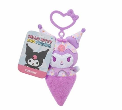 Hello Kitty and Friends Clip-On Plush