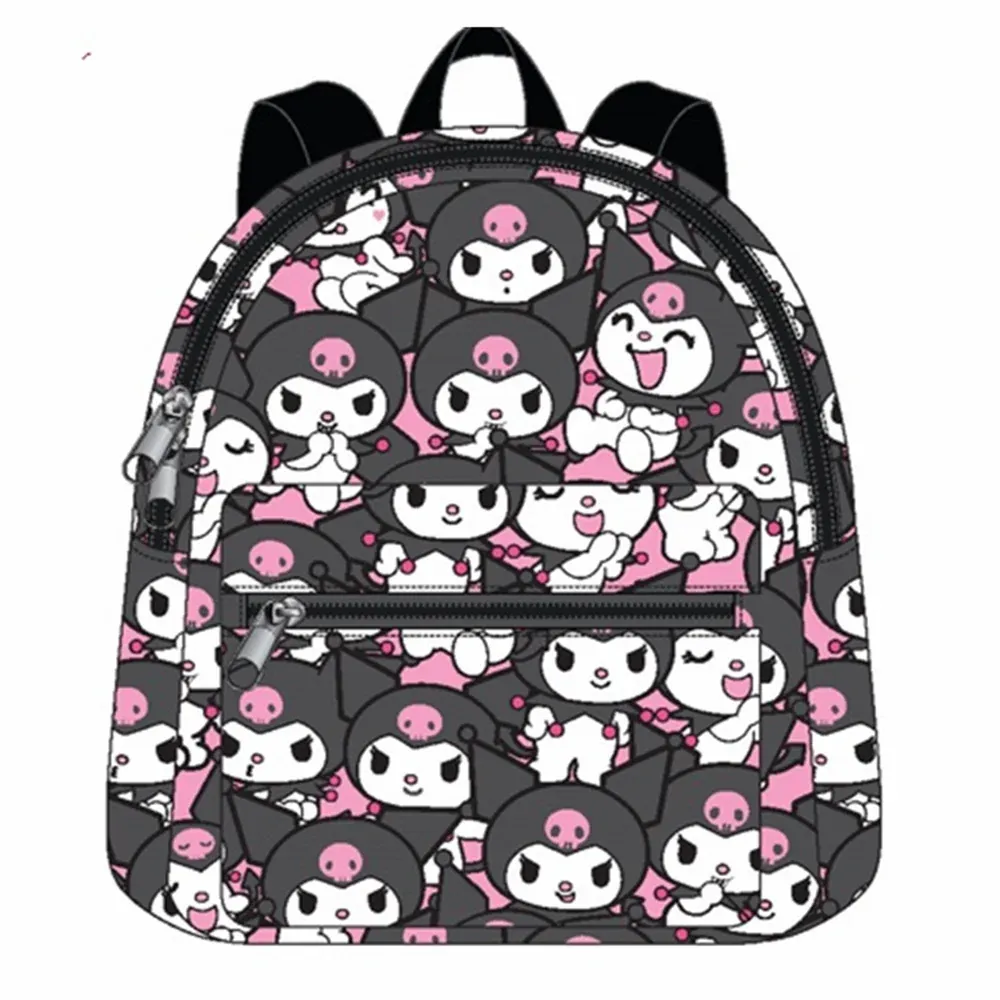 Sanrio Kuromi PU Leather Print All Over Mini Backpack