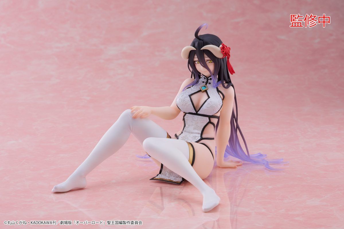 Overlord Desktop Cute Figure  Albedo Chinese Dress Ver.