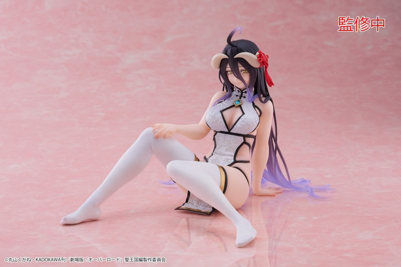 Overlord Desktop Cute Figure  Albedo Chinese Dress Ver.