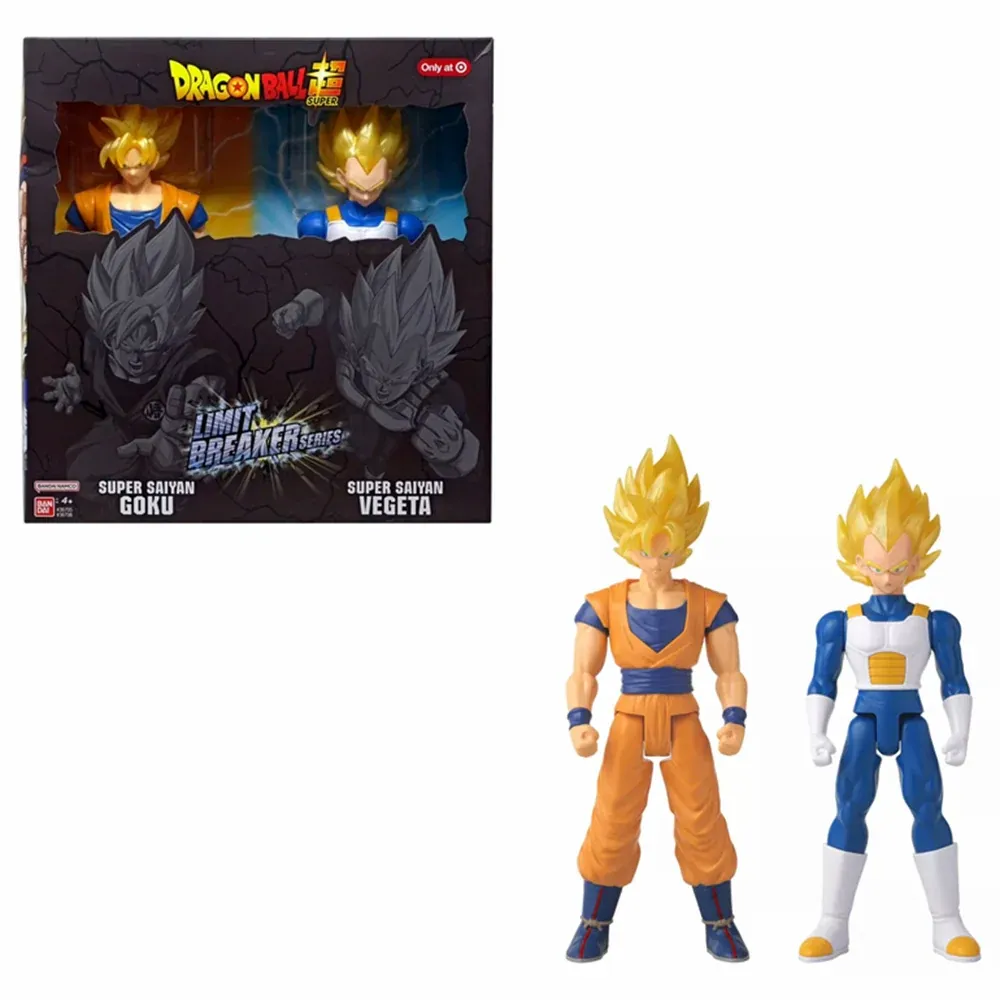 Dragon Ball Super Saiyan Goku Super Saiyan Vegeta Limit Breaker 2pk Action Figure