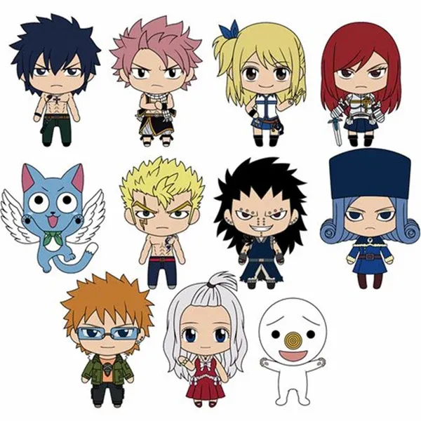 Fairy Tail 3D Foam Figural Keyring