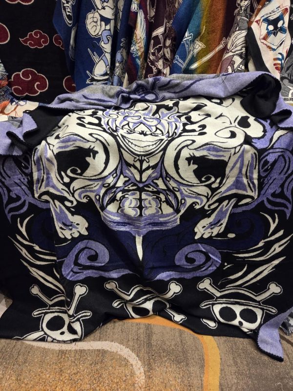 OP Luffy Knit Blankets
