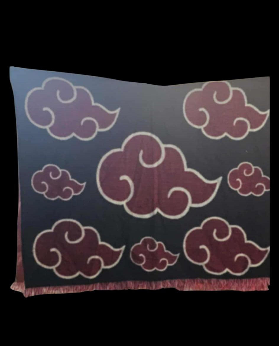 Akatsuki Clouds Knit Poncho