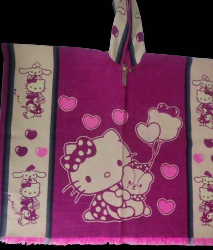 Hello Kitty  Knit Poncho