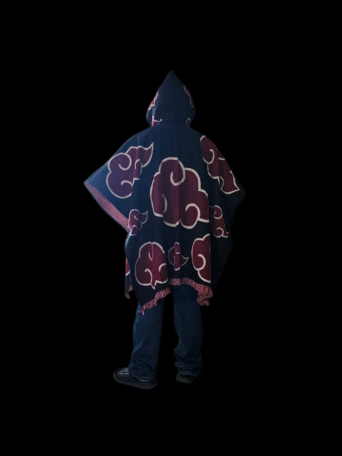 Akatsuki Clouds Knit Poncho
