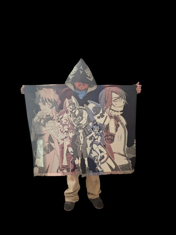 Gurren Lagann Knit Poncho