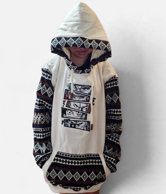 Anime Inspired Ecuadorian Traditional Style Buzo GNSLA