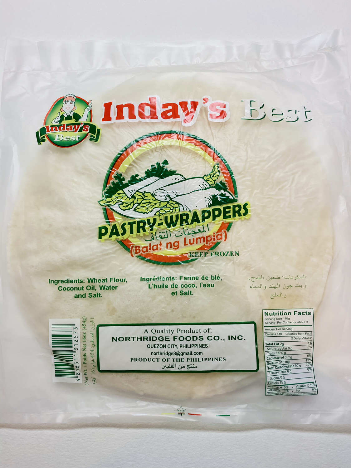 Inday’s Best - Lumpia Wrapper - 16 OZ