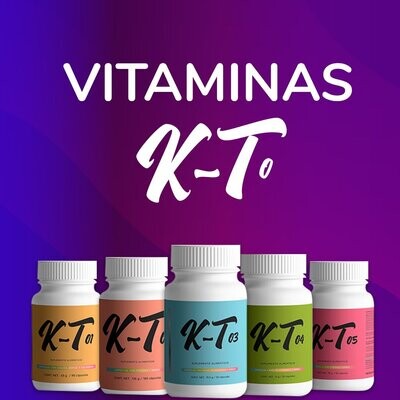 Paquete de Vitaminas K-T0 Oficial Suplementos para Dietas y Especialmente Dietas Keto