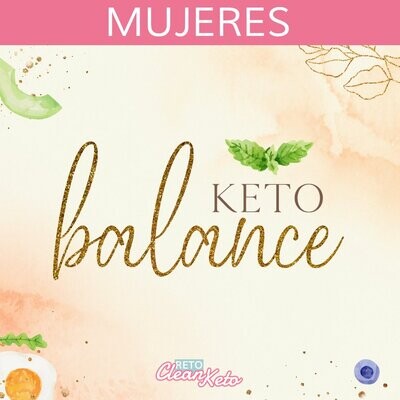 Reto Clean Keto - Keto Balance Mujeres