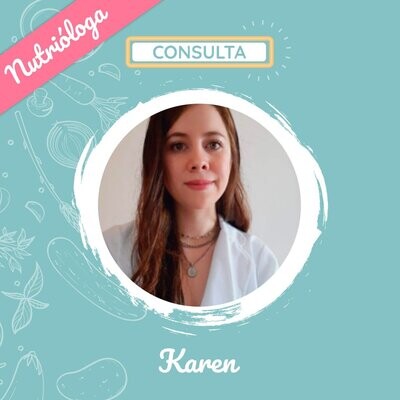 Consulta con Nutrióloga Karen