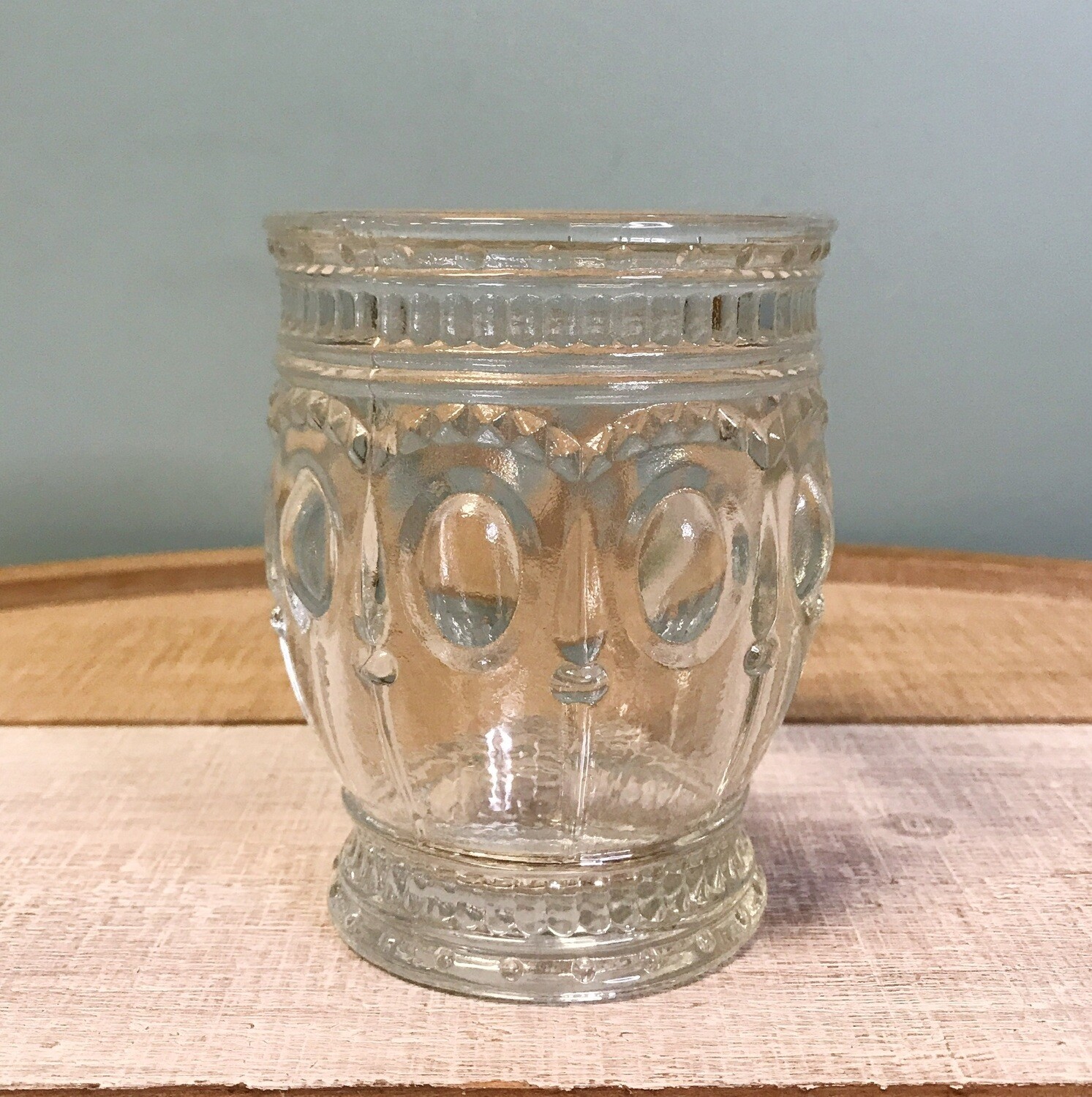 Drinking Glass Embossed