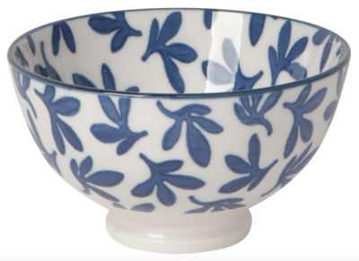 Bowl 4" Blue Floral