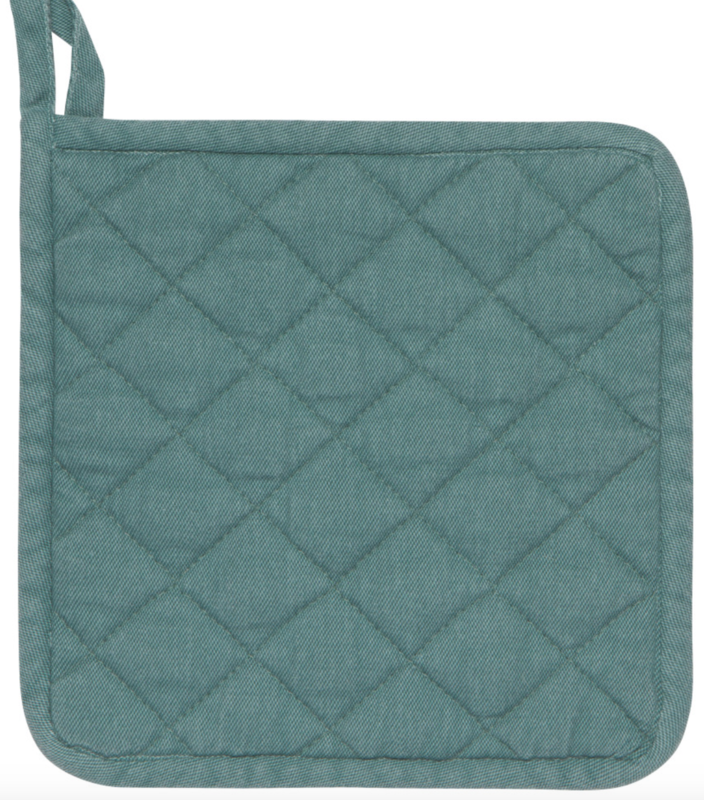 Potholder Stonewash Heirloom Lagoon